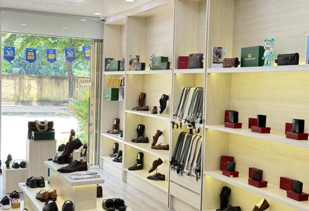 Shop giày tây nam ở trảng bom